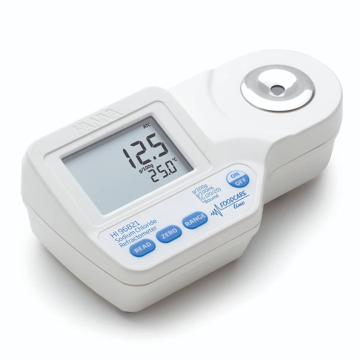 HI96821 digitálny refraktometer na NaCl