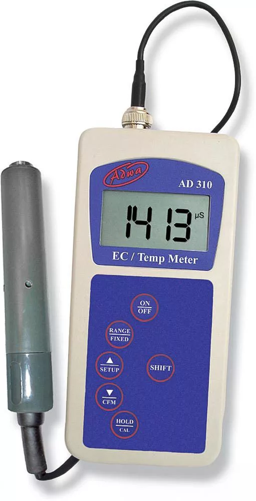 AD310 prenosný EC merač s vymeniteľnou elektródou