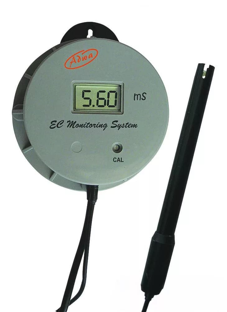 ECO406 EC monitor so sondou a kalibračným roztokom