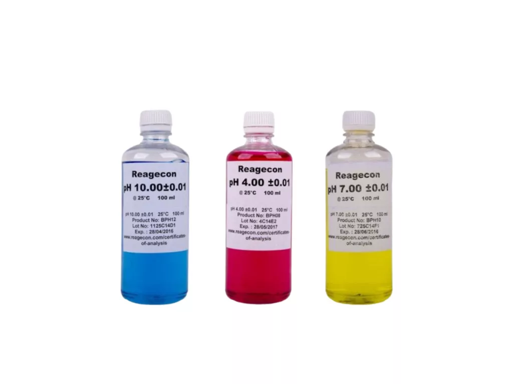 SCHARLAB súprava pH pufrov, 3 × 100 ml