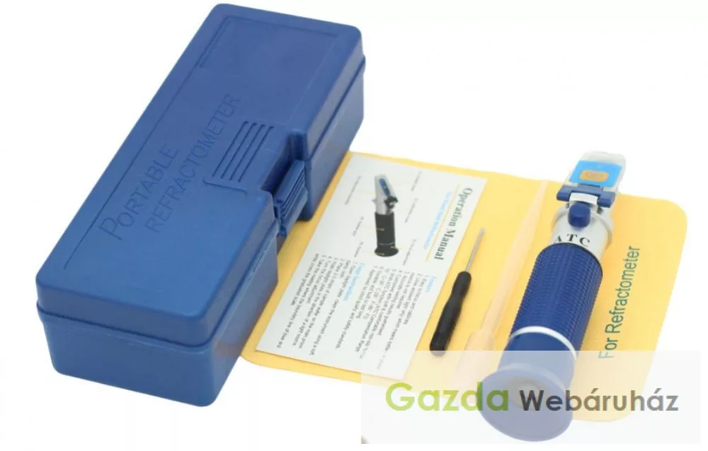 Refraktometer Brix pre zmrzlinové zmesi, 0–80%