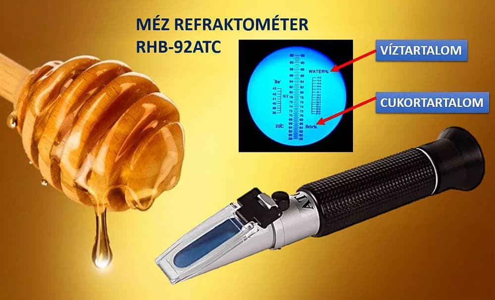 RHB-92ATC refraktometer na med