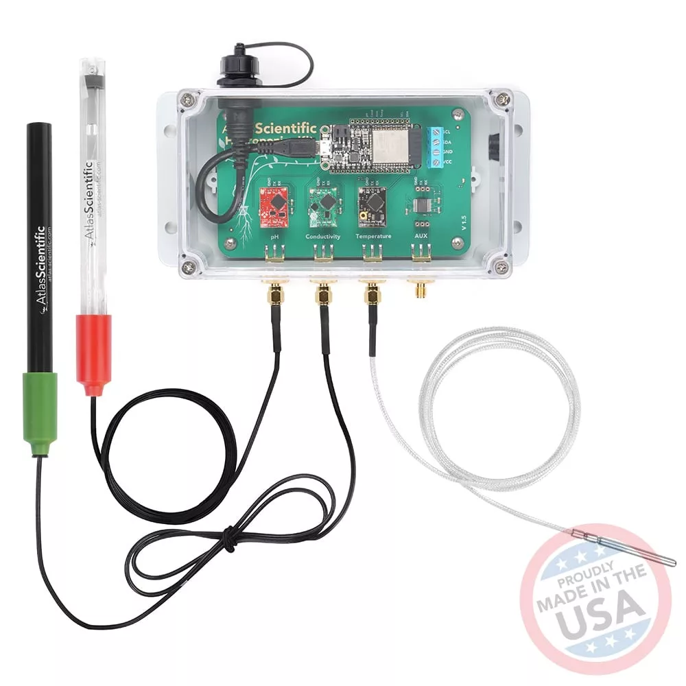 Wi-Fi monitor pH, EC a teploty pre hydropóniu