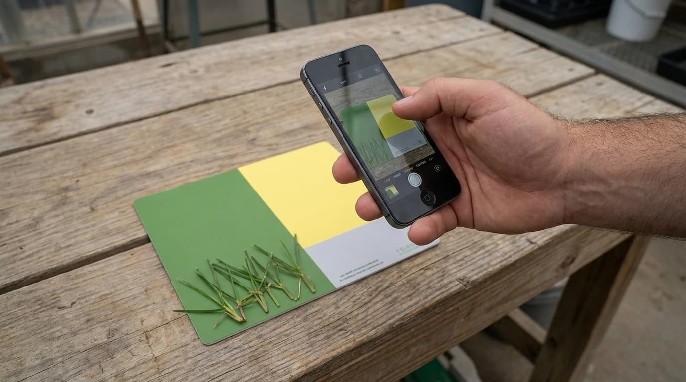 FieldScout GreenIndex+ 2910T referenčná tabuľka pre trávnik