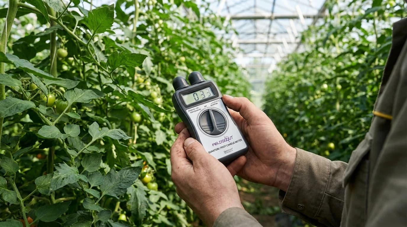 LightScout merač PAR a osvetlenosti