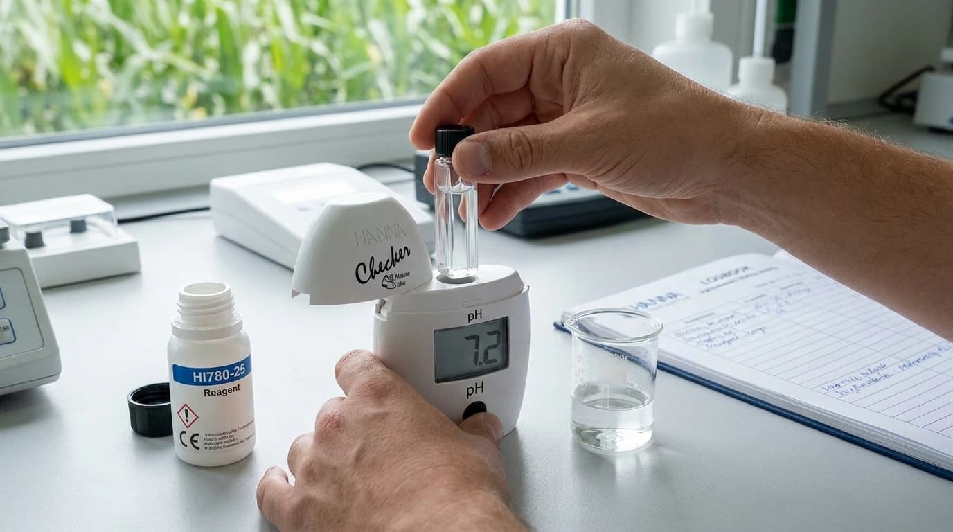 HI780 Checker HC kolorimeter – hodnota pH