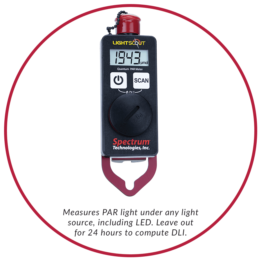 LightScout PAR a DLI meter