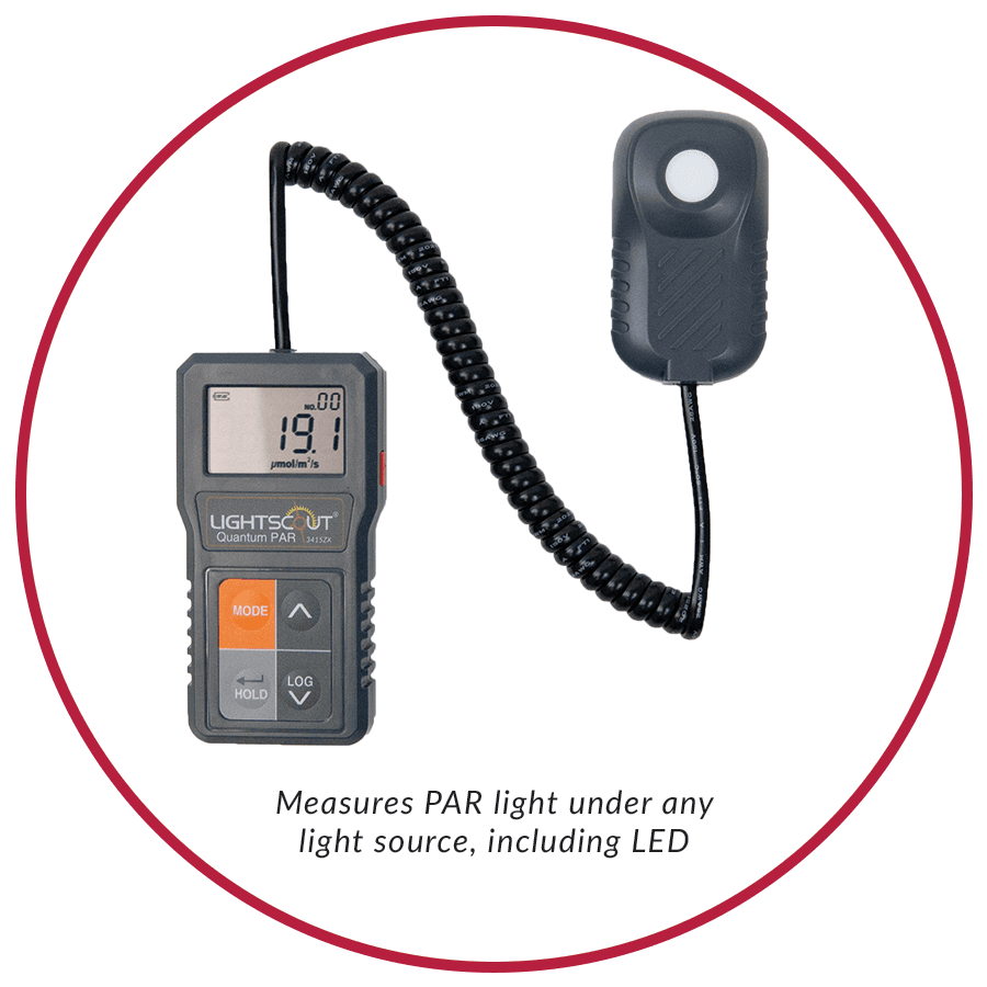 LightScout PAR meter s externým snímačom a príslušenstvom