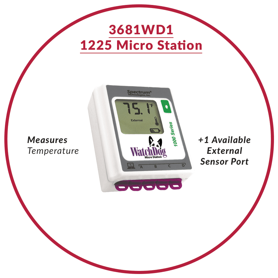 WatchDog 1225 teplotná mikrostanica s 1 voľným portom
