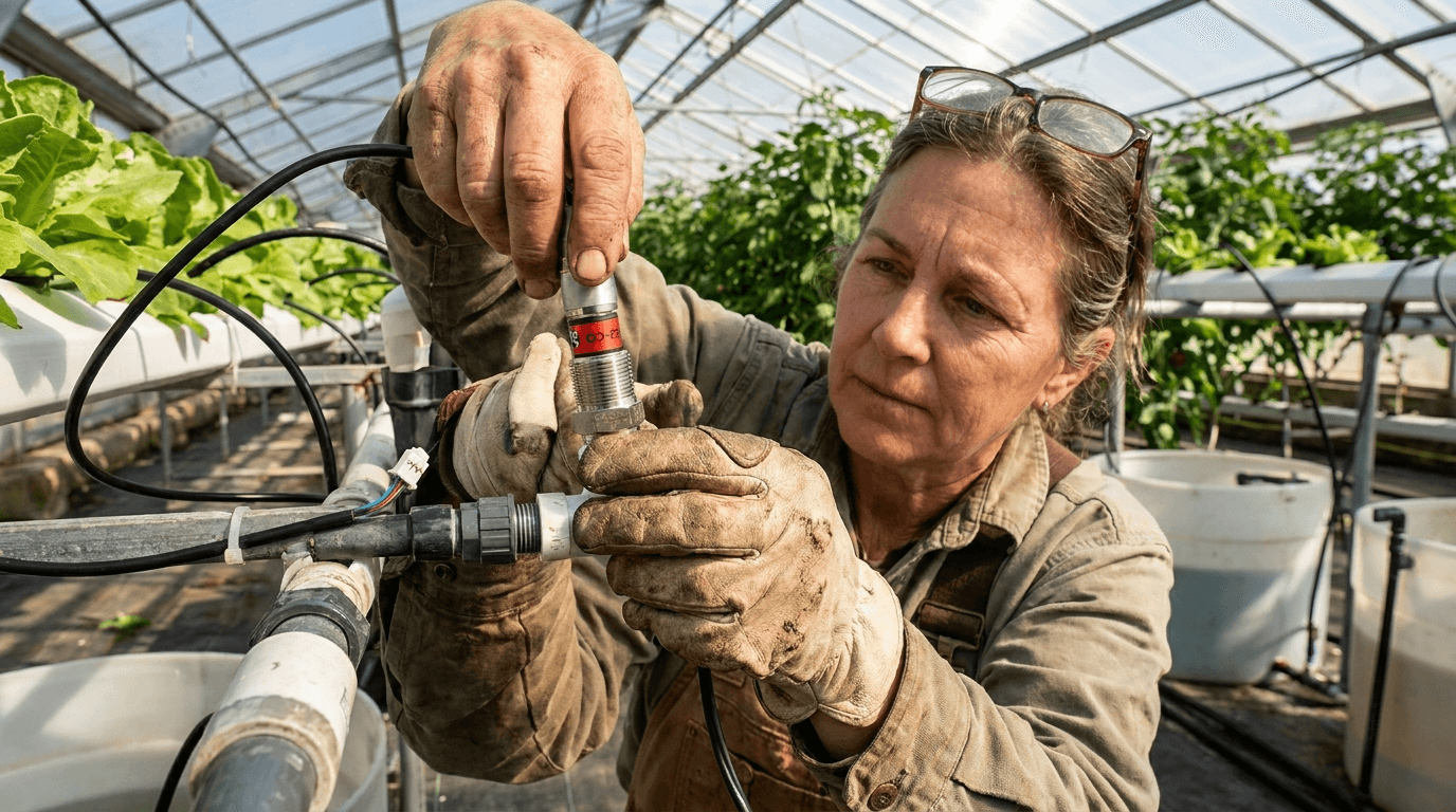 NDIR snímač CO2 pre skleníky, 0–10 000 ppm