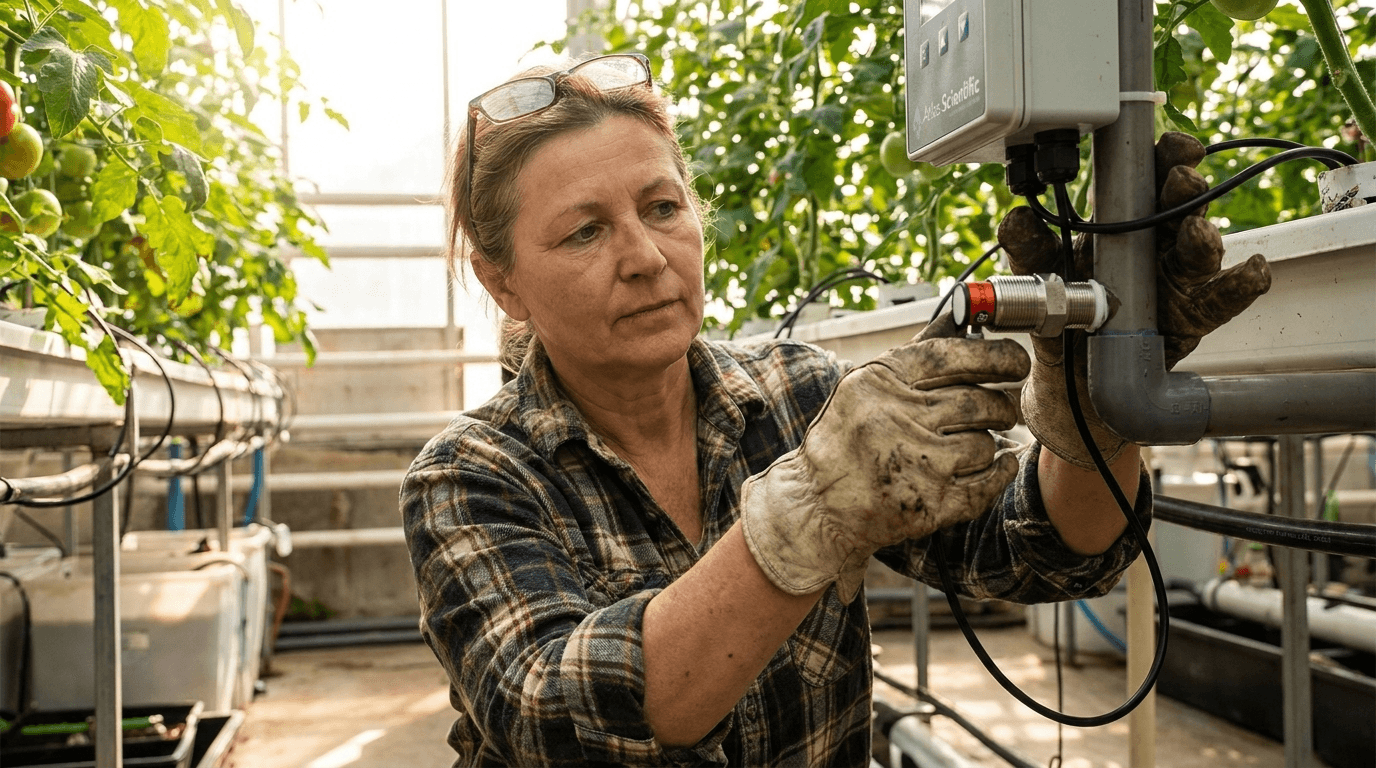 NDIR snímač CO2 pre skleníky, 0–10 000 ppm