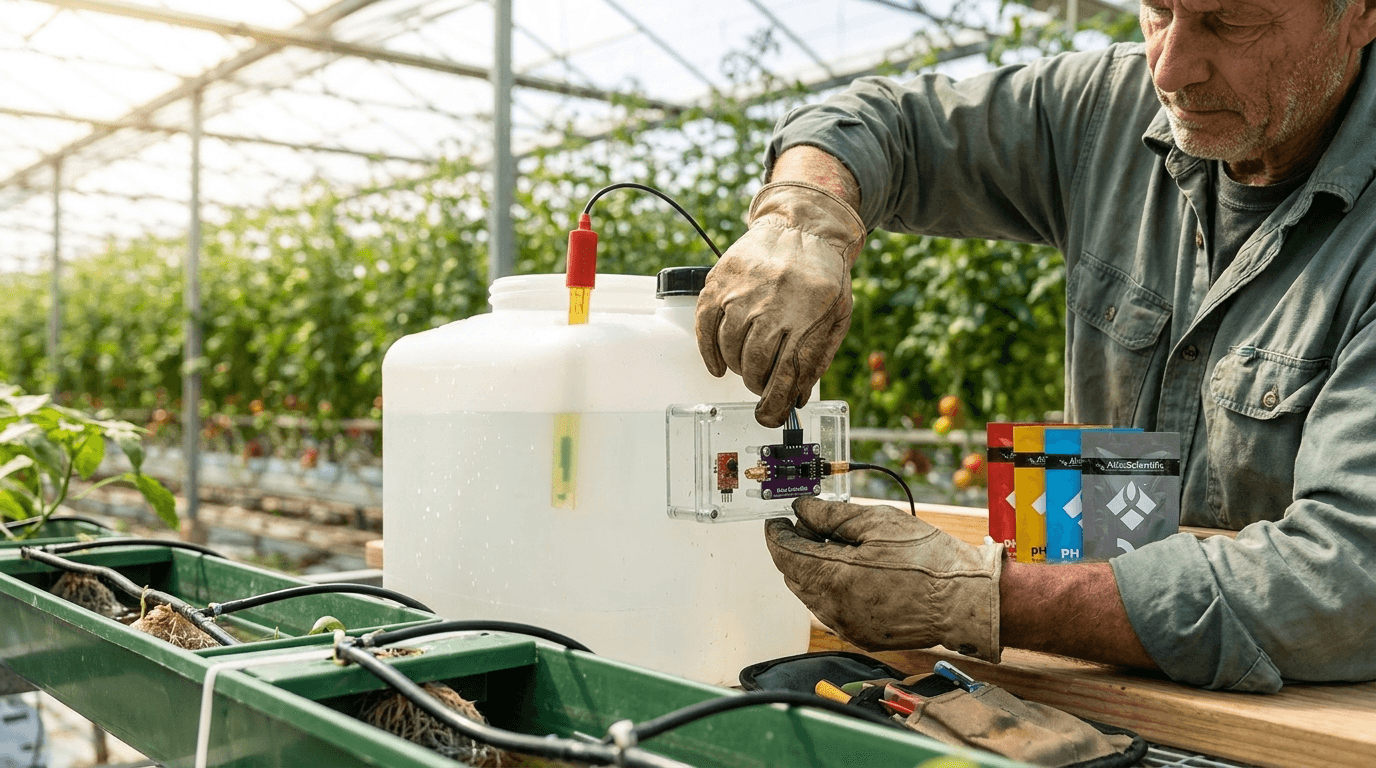 Vstavaný hydroponický pH merač EZO-PH